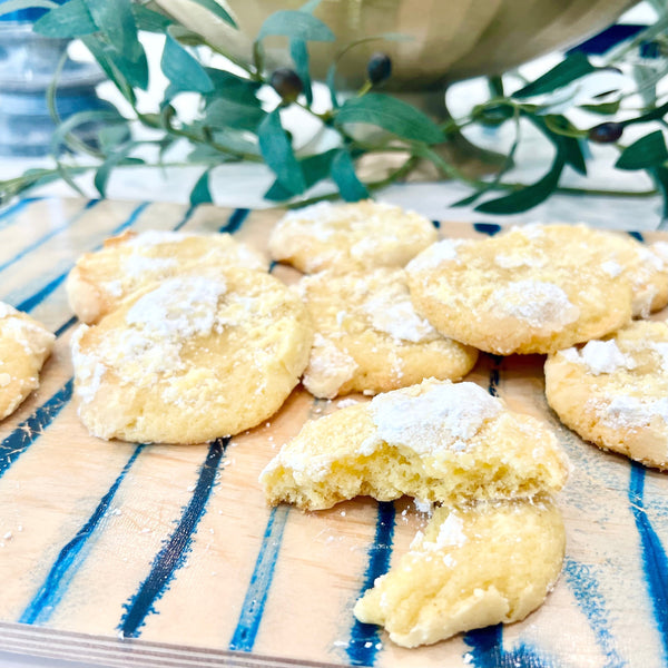 Lemon Crinkle Cookies
